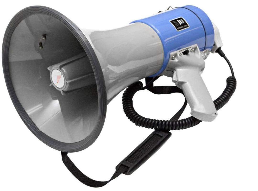 50W Mikrofon Głośnik Bullhorn Mowa publiczna Ręczny Megafon Z Rejestratorem